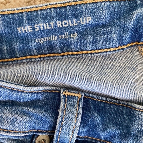 Ag Adriano Goldschmied women’s stilt roll-up Blue Skinny Jeans size 26 - Picture 3 of 4